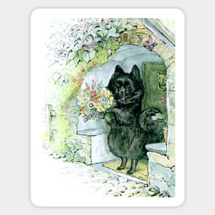 Duchess in the Porch - The Tale of the Pie and the Patty Pan - Beatrix Potter Sticker